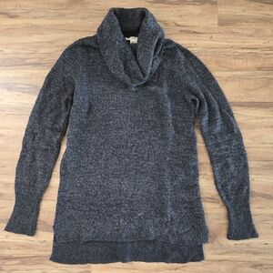 DKNY JEANS WOMENS SWEATER HETHERED BLACK COLOR SIZE SMALL